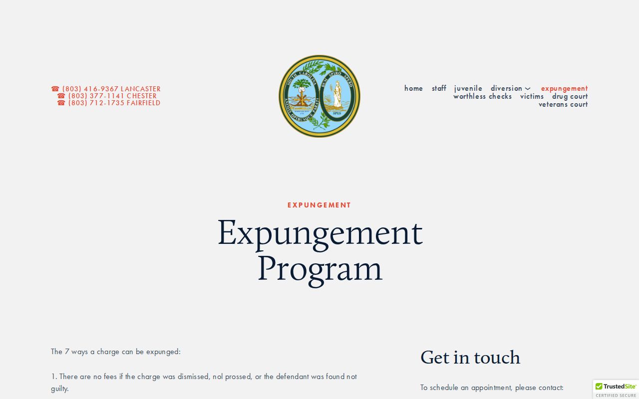 Lancaster County criminal court expungement guidance